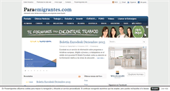 Desktop Screenshot of paraemigrantes.com