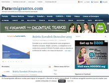 Tablet Screenshot of paraemigrantes.com